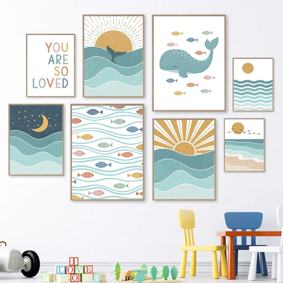 Baby Boy Nursery Quotes - Pôsteres e impressões de arte de