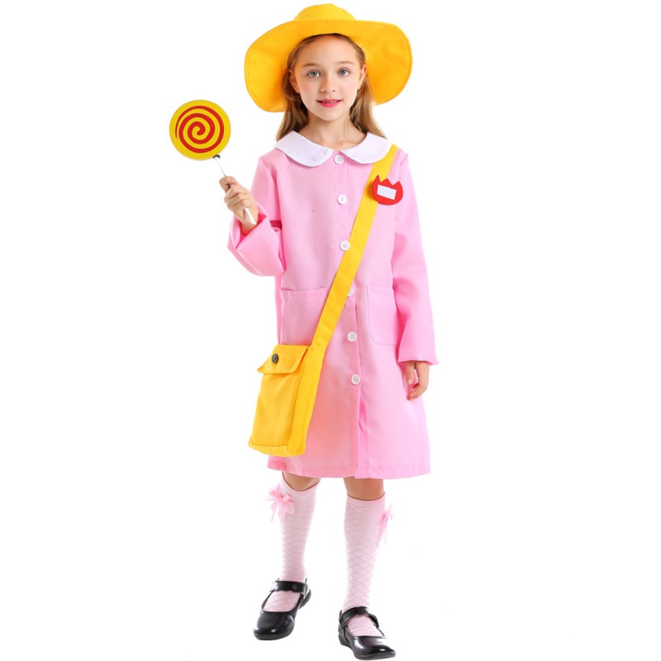 Baby Nursery Nurse - Fantasia de enfermeira rosa para meninas,