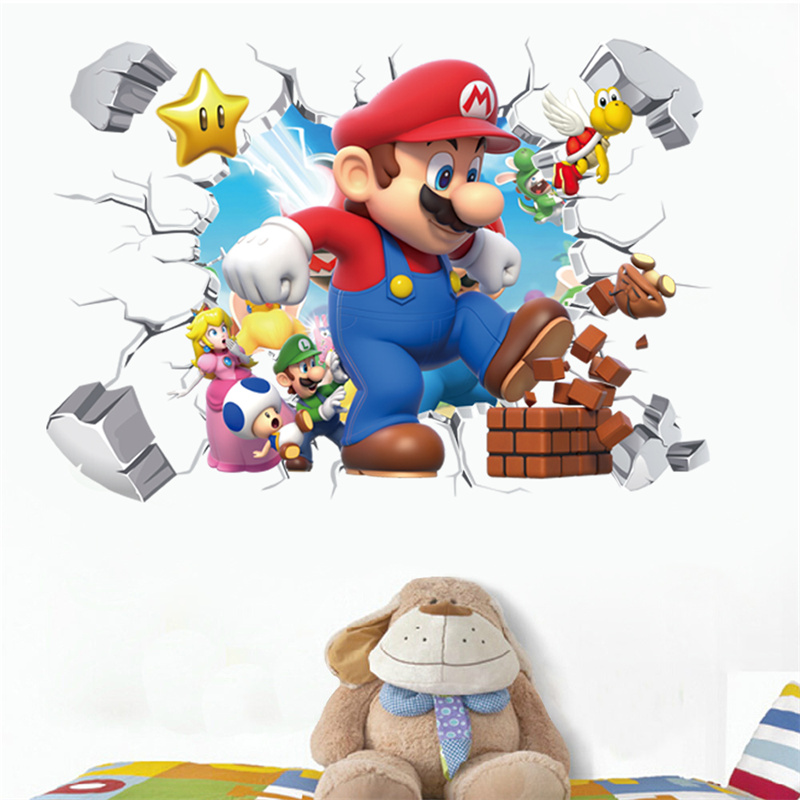 Baby Nursery Game - Adesivo de parede 3D com personagens