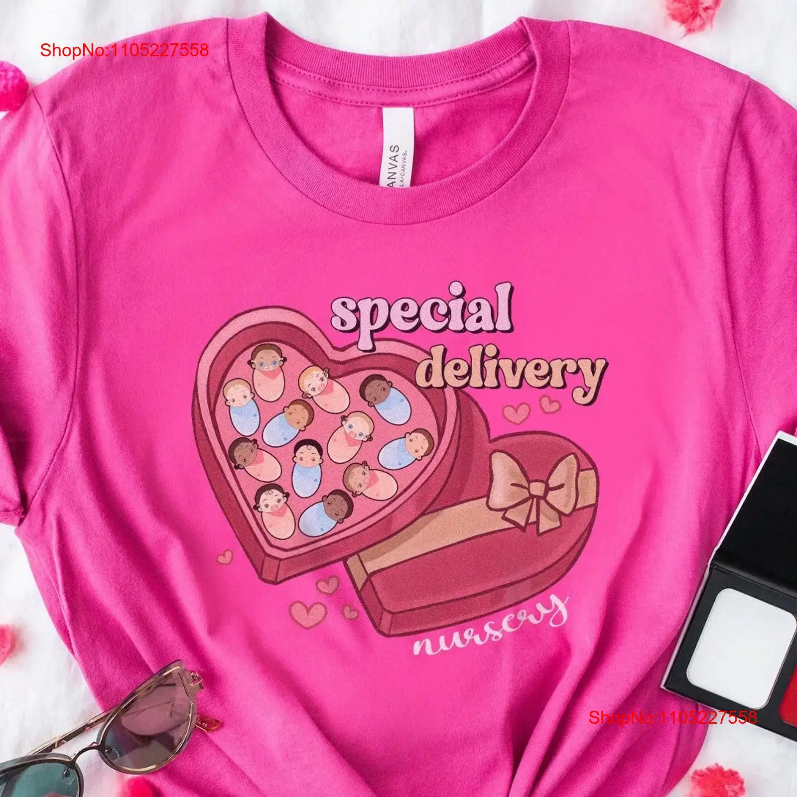 Baby Nursery Nurse - Camiseta de Dia dos Namorados para