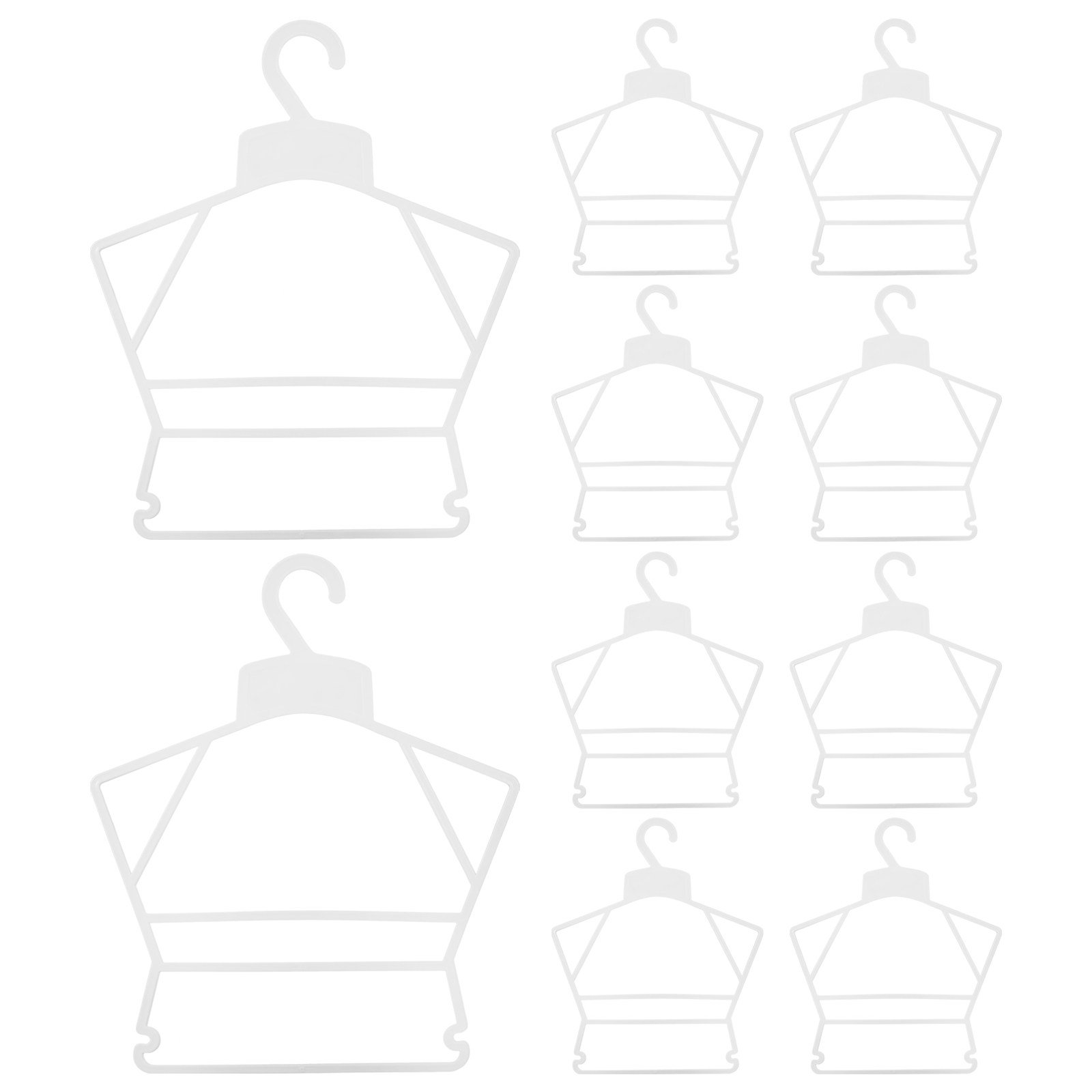 Closet Organizer Baby - Cabides de plástico resistentes para roupas