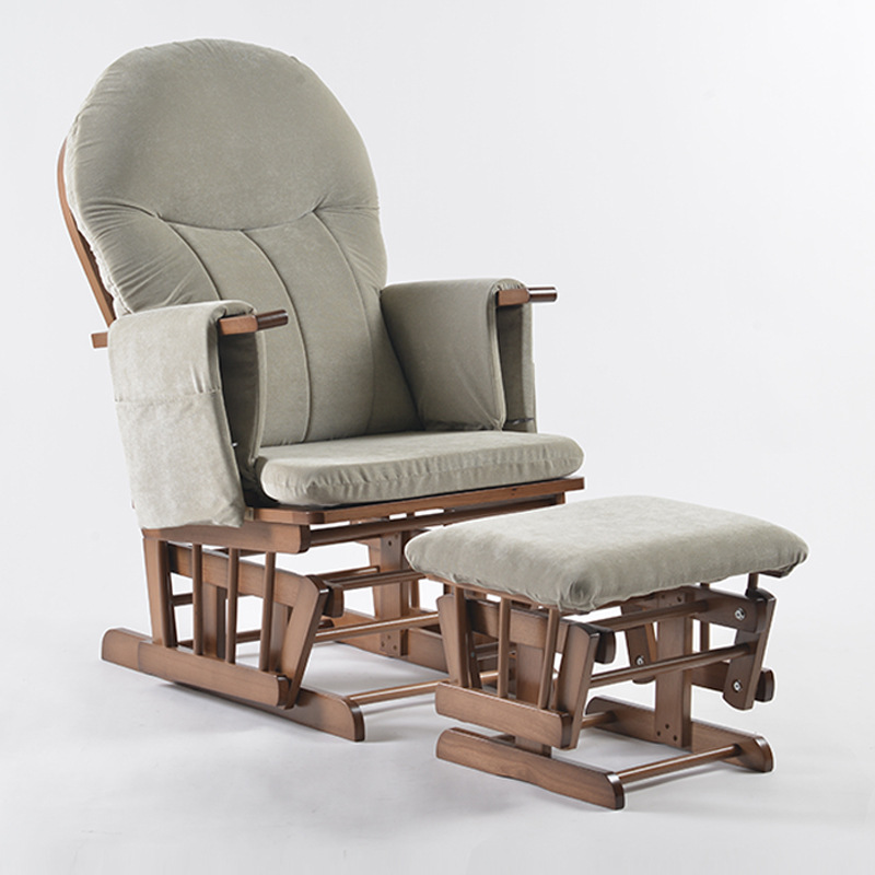 Baby Nursery Nurse - Cadeira de Amamentação Moderna de Madeira