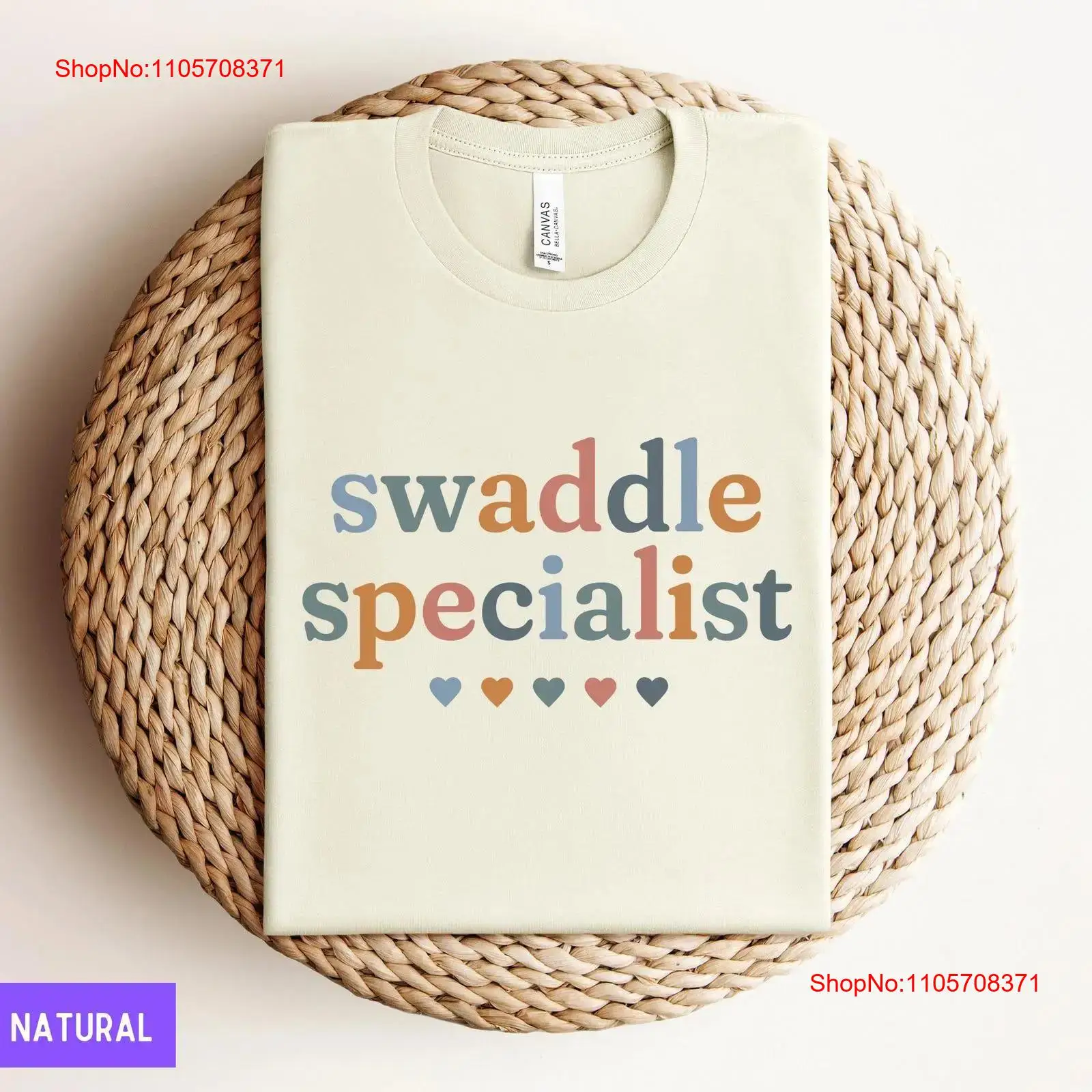 Baby Nursery Nurse - Camiseta Cone Health Swaddle Specialist para