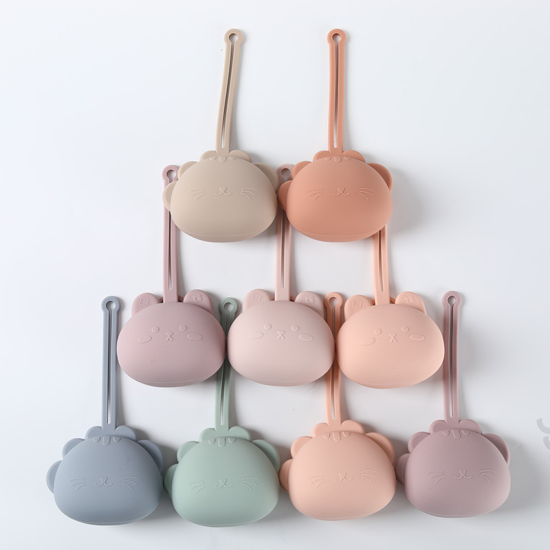 Pacifier Sterilizer Case - Estojo de armazenamento de chupeta portátil,