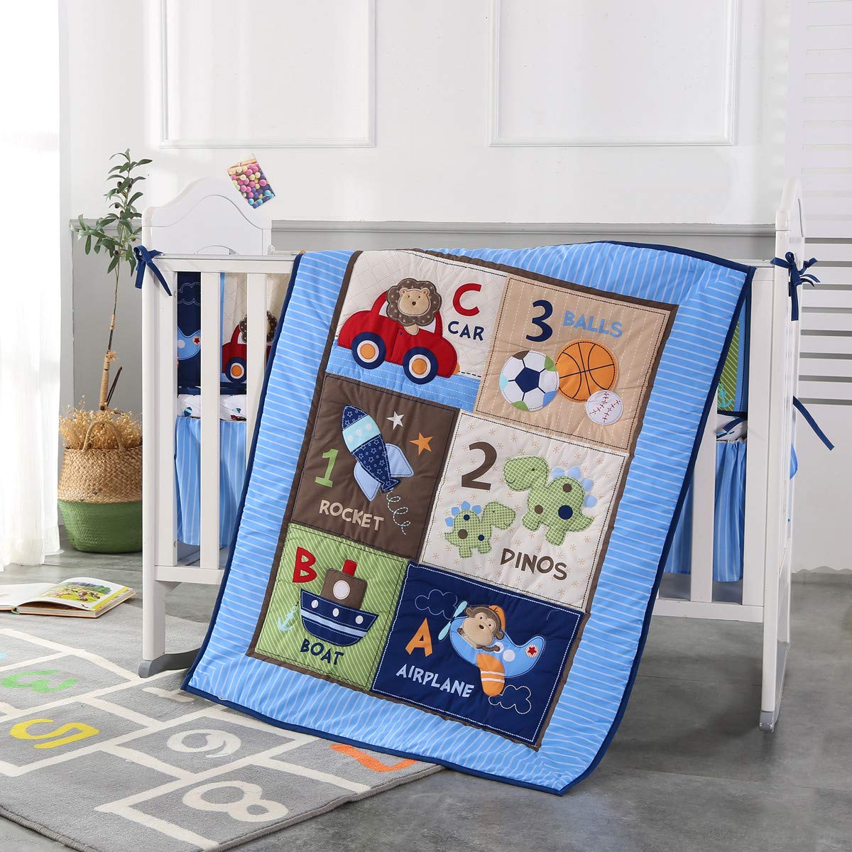 Baby Nursery Bedding Sets - Conjunto de cama de berço de