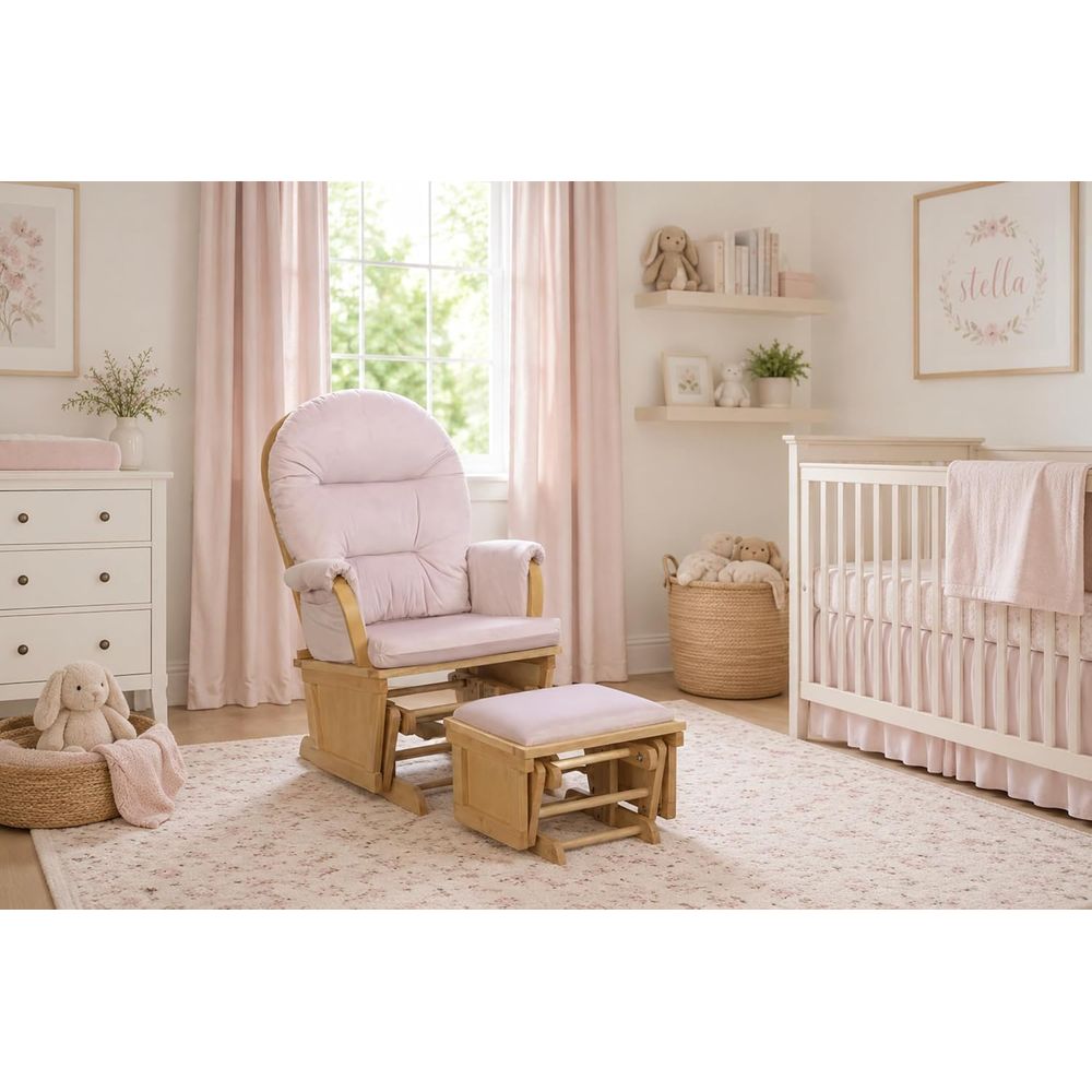 Baby Nursery Nurse - Cadeira de Balanço Madison com Puff,