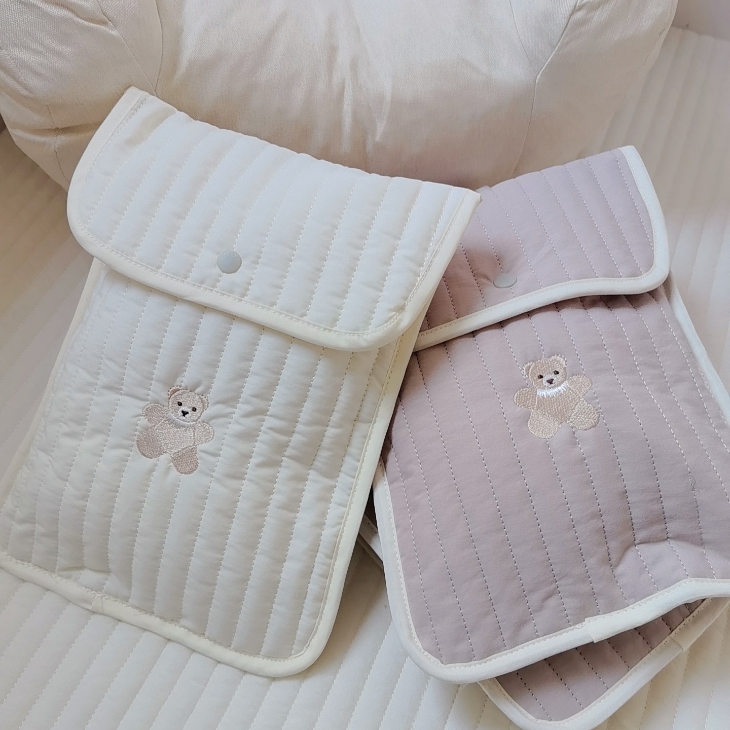 Urso bordado algodão mamãe sac - Baby Nursery Organization Ideas avaliação e preço