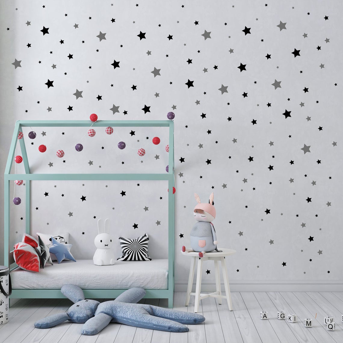 Adesivo de parede estrela dos  - Baby Nursery Stickers avaliação e preço