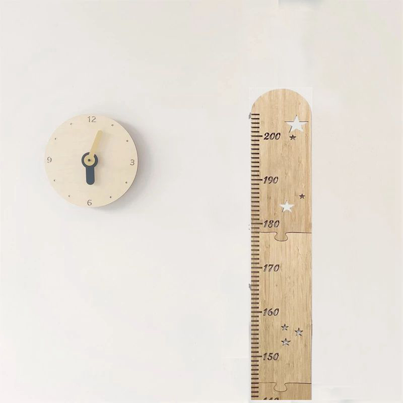 Nordic Wooden Height Gauge for - Baby Nursery Stickers avaliação e preço