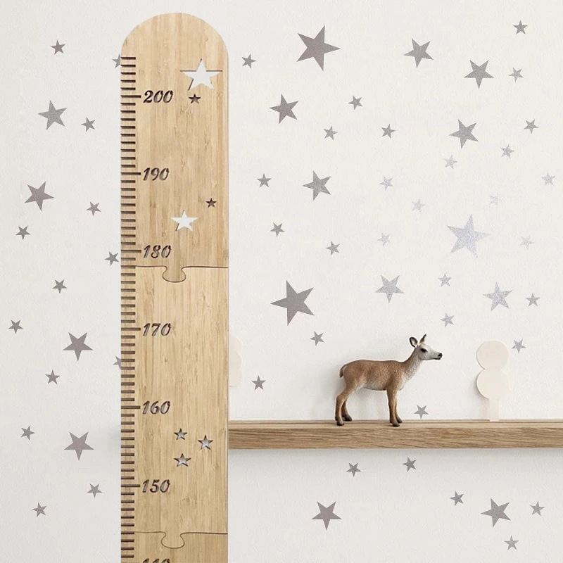Nordic Wooden Height Gauge for - Baby Nursery Stickers avaliação e preço