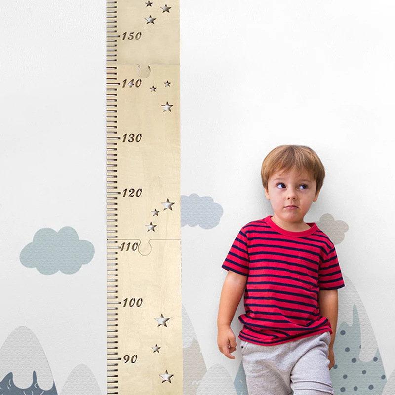 Nordic Wooden Height Gauge for - Baby Nursery Stickers avaliação e preço