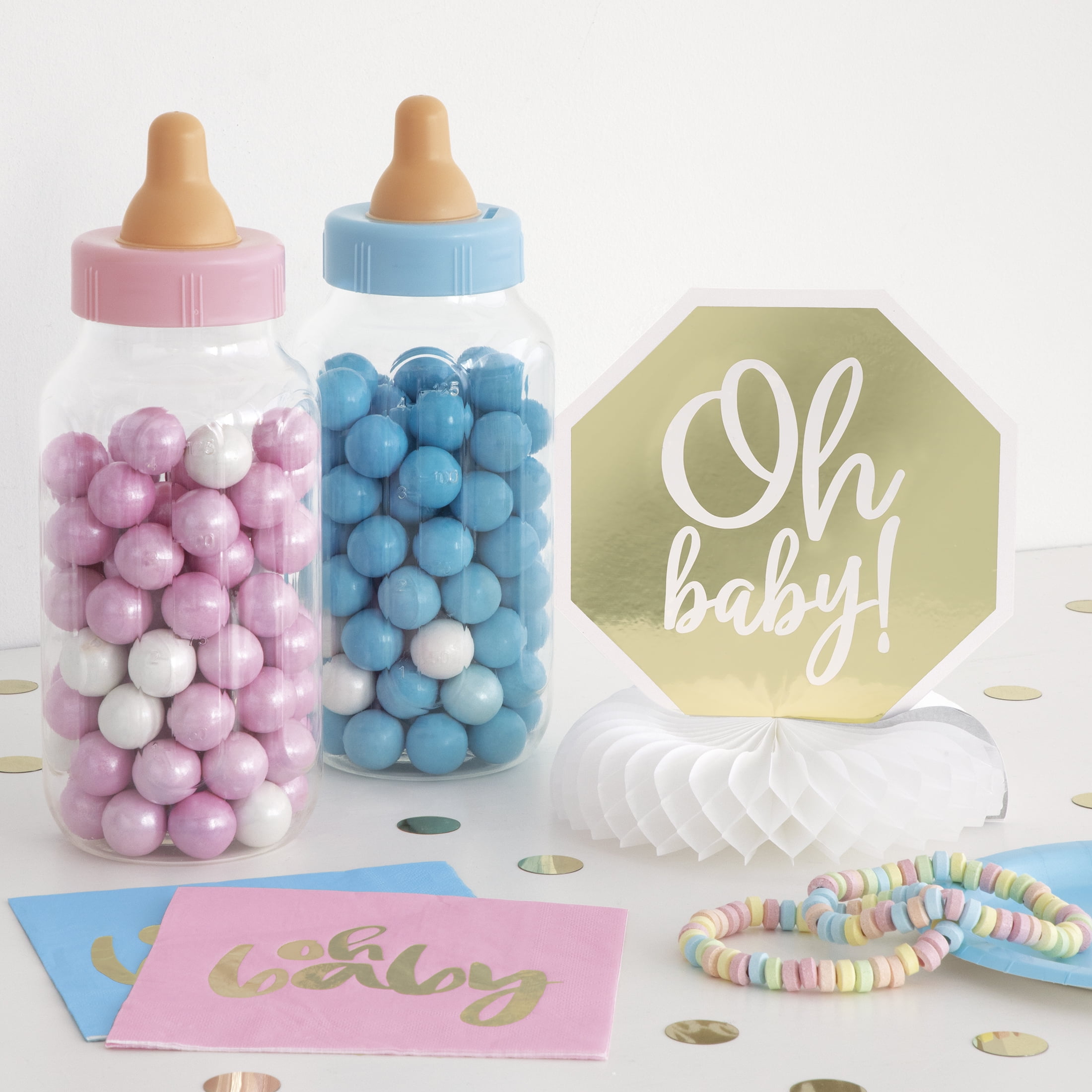 Cofrinho de Plástico Rosa de 1 - Baby Nursery Game avaliação e preço