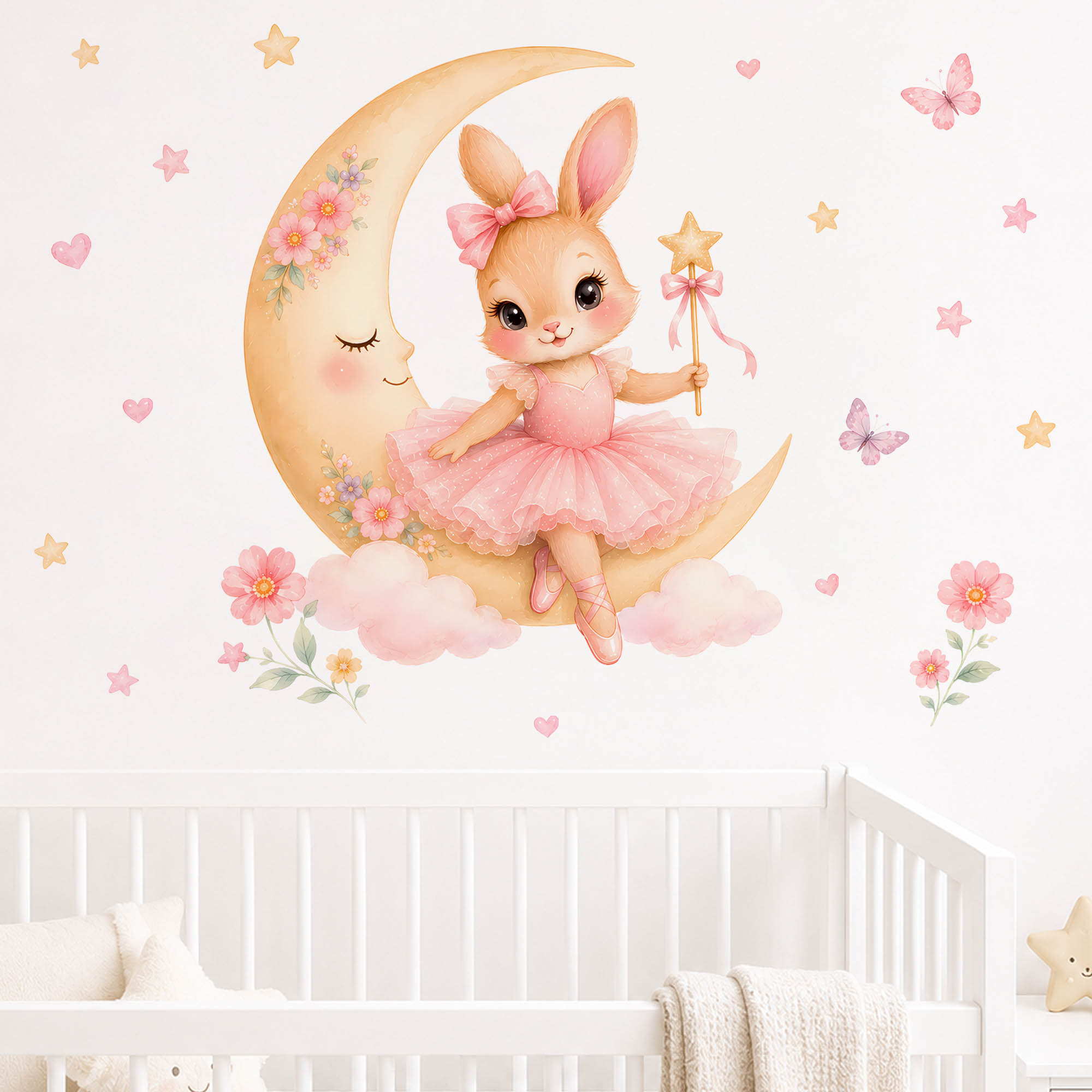 Adesivos de Parede de Coelha B - Baby Nursery Stickers avaliação e preço