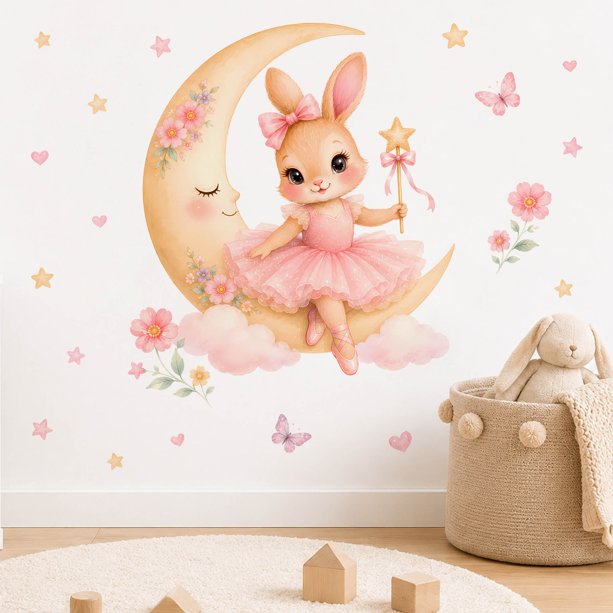 Adesivos de Parede de Coelha B - Baby Nursery Stickers avaliação e preço
