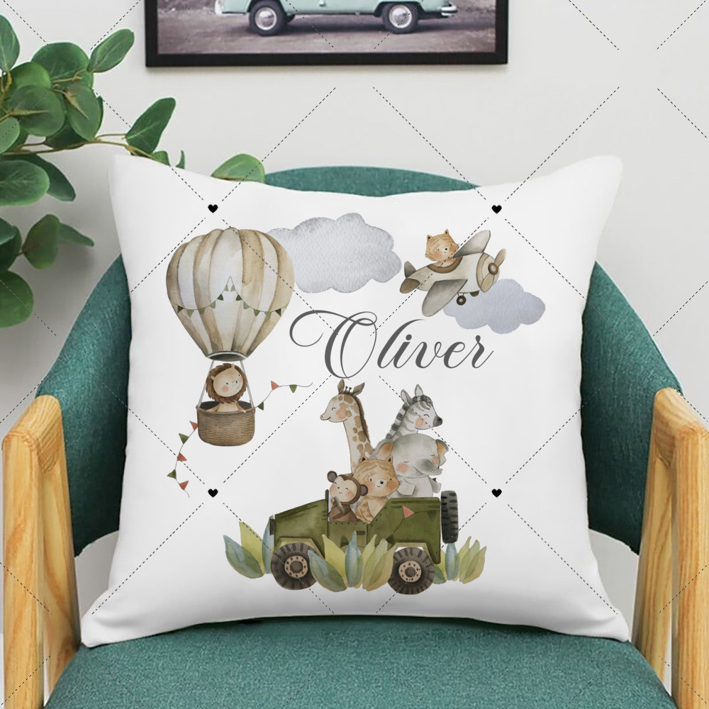 Fronha personalizada com estam - Baby Nursery Jungle avaliação e preço