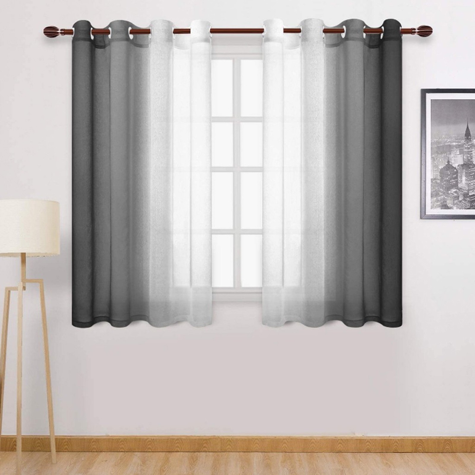 Gradiente Cortinas Sheer para  - Blackout Curtain Nursery avaliação e preço
