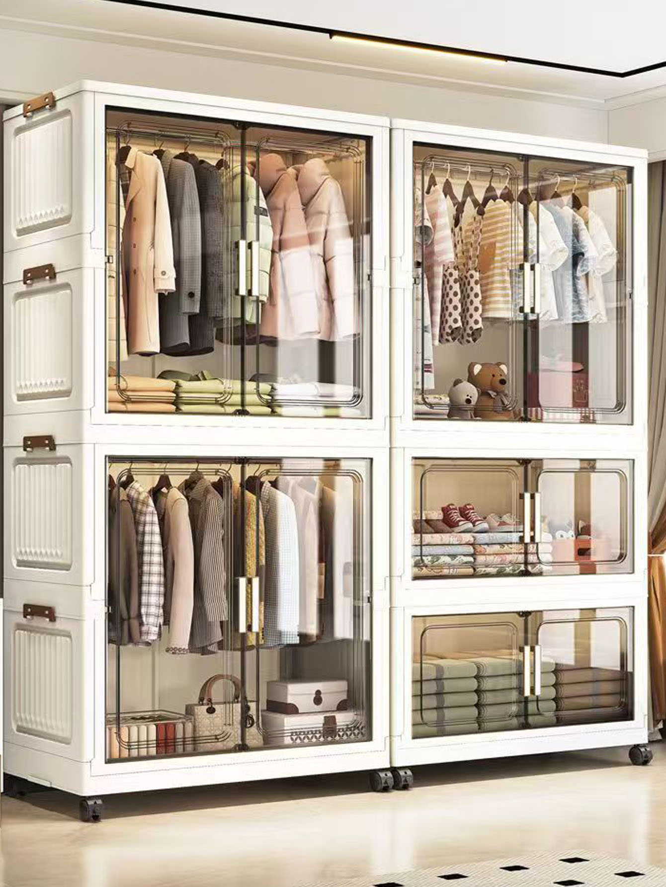 Armário de Armazenamento de Pl - Closet Organizer Baby avaliação e preço