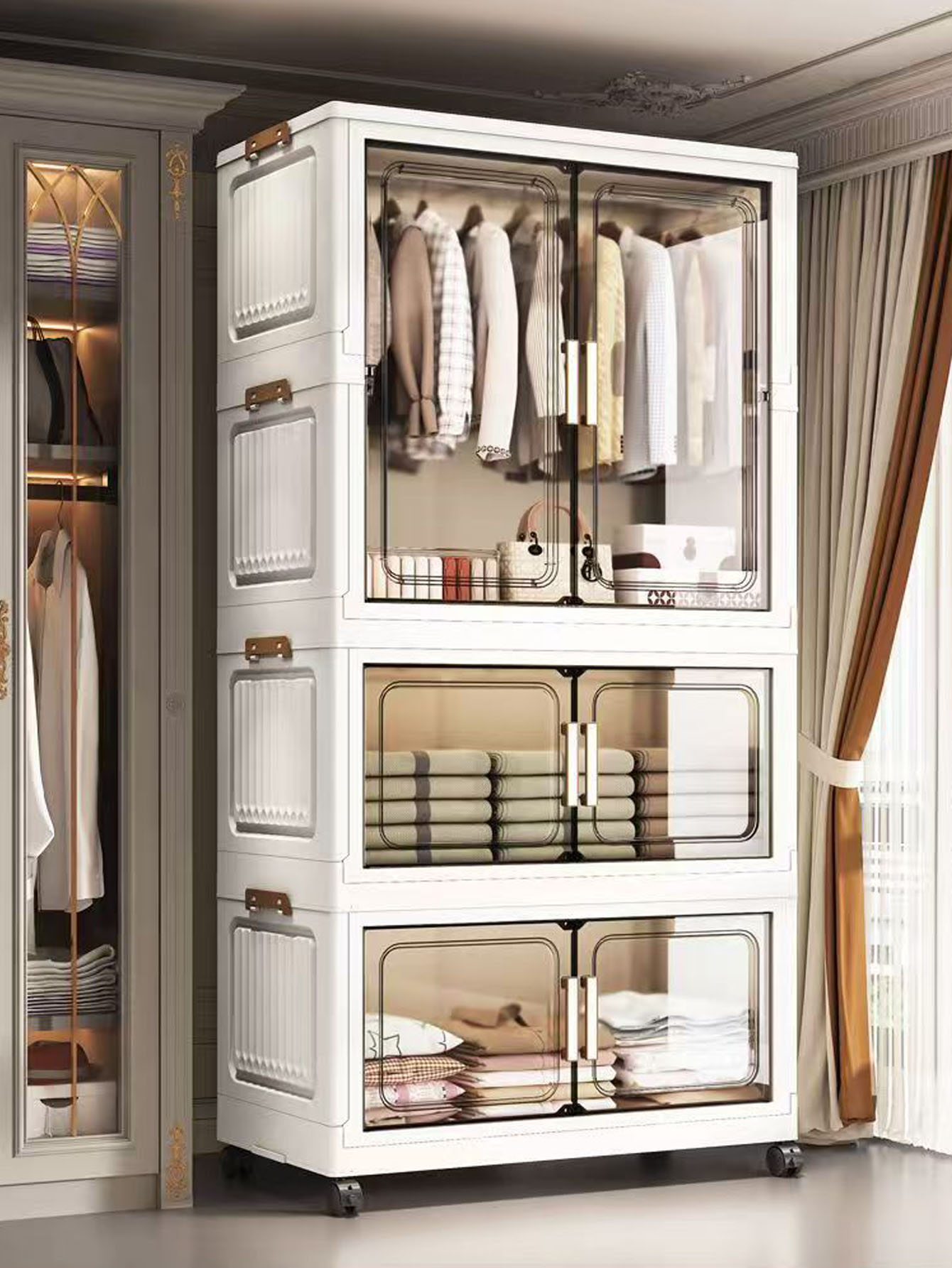Armário de Armazenamento de Pl - Closet Organizer Baby avaliação e preço
