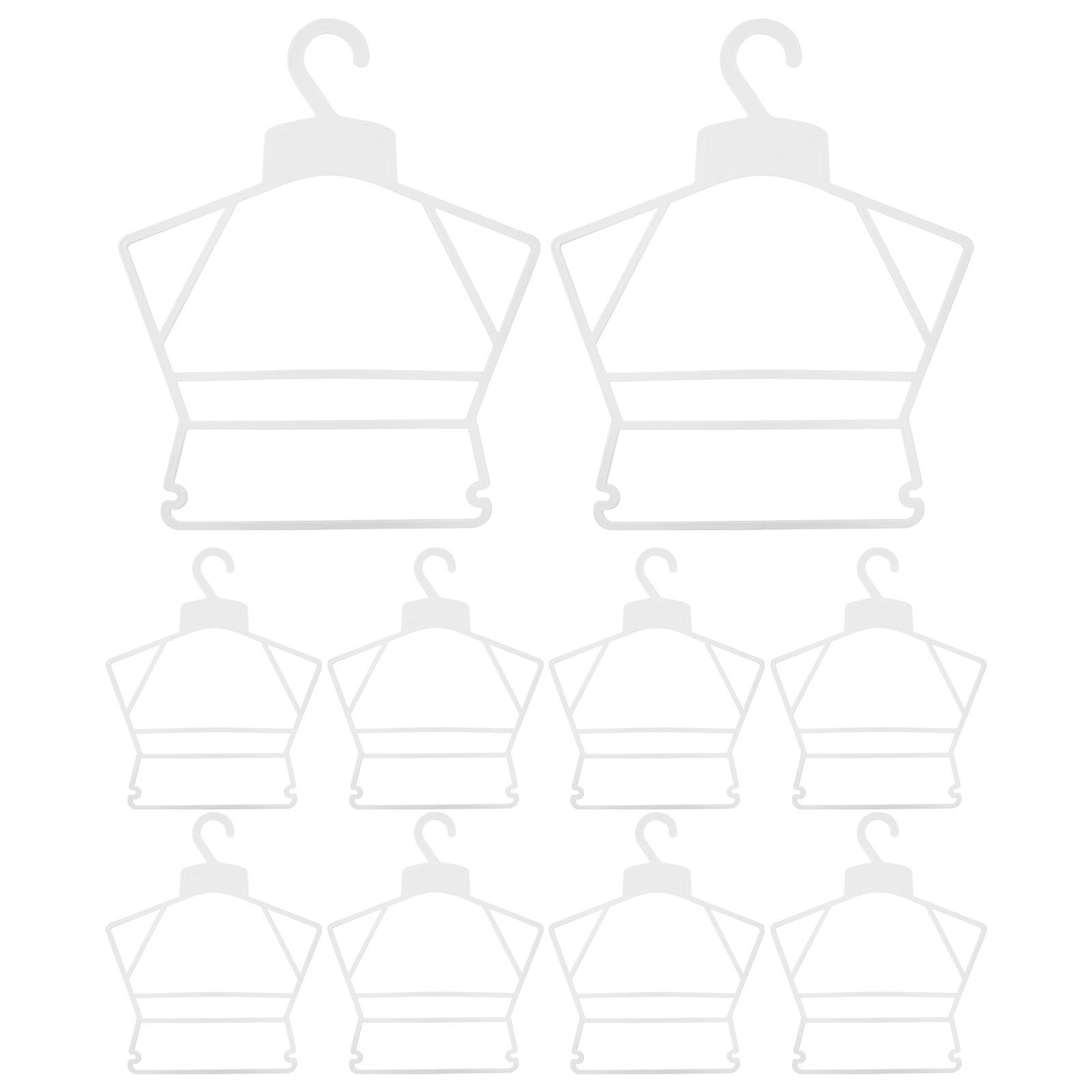 Cabides de plástico resistente - Closet Organizer Baby avaliação e preço