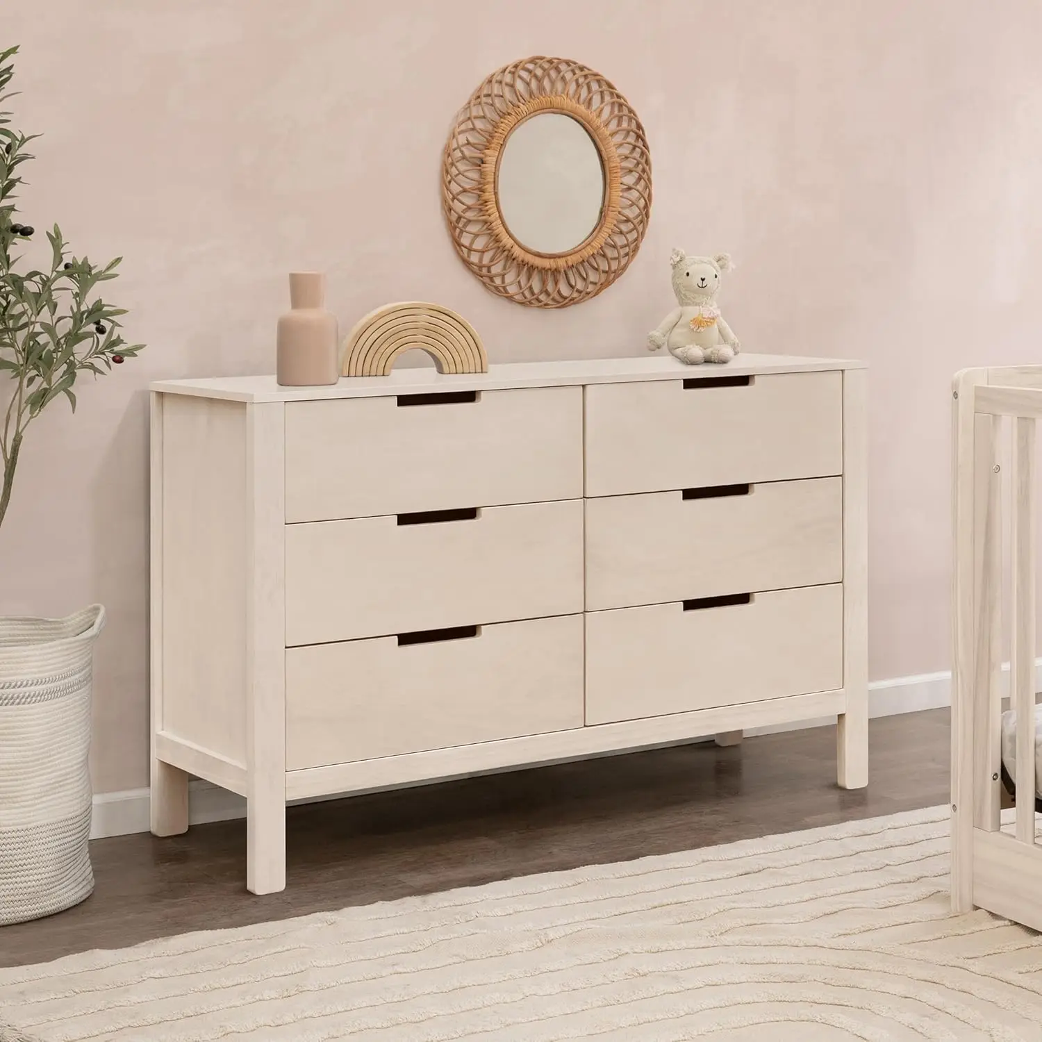 Cômoda dupla para berçário, cô - Baby Nursery Dresser avaliação e preço
