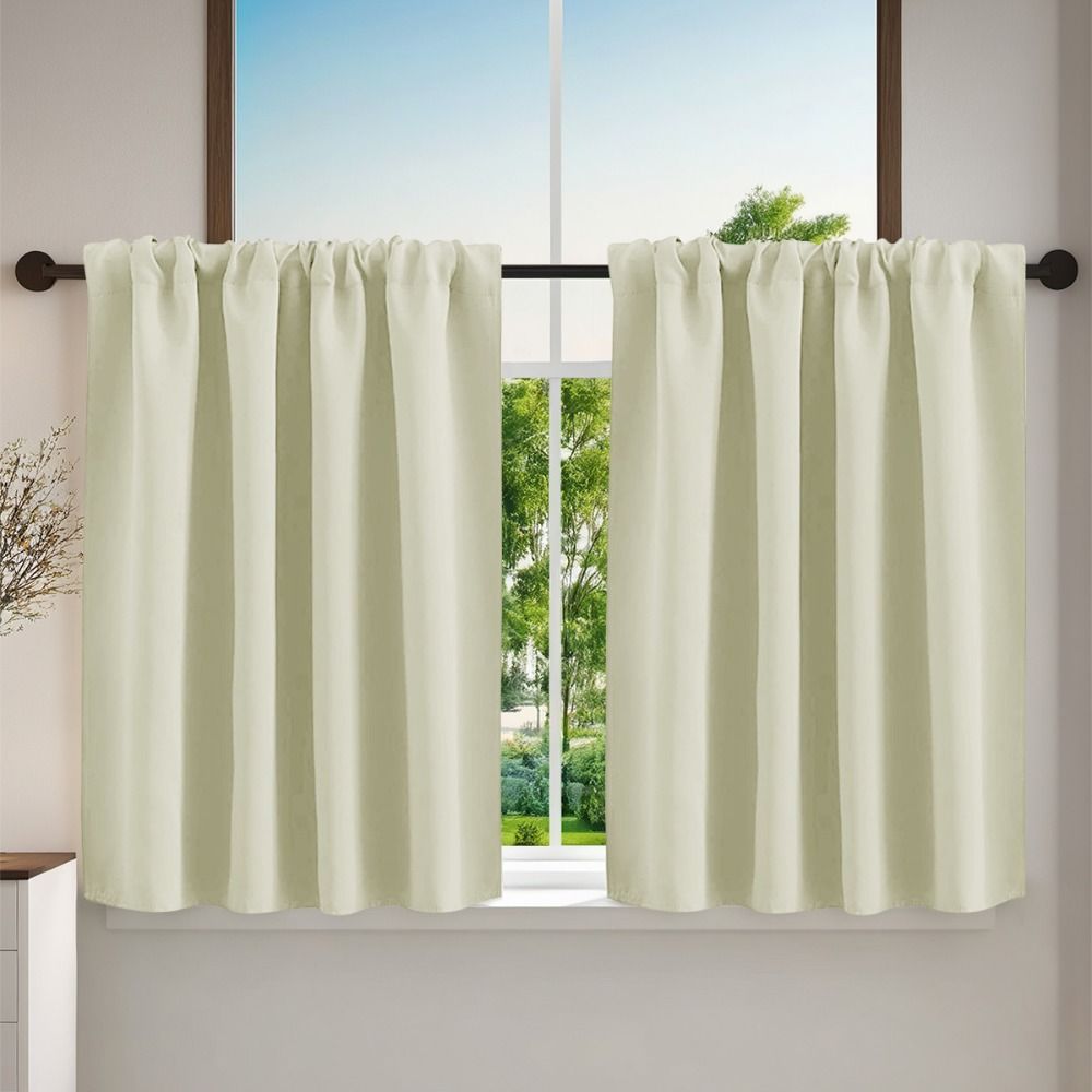 Cortinas de camada curta de co - Blackout Curtain Nursery avaliação e preço
