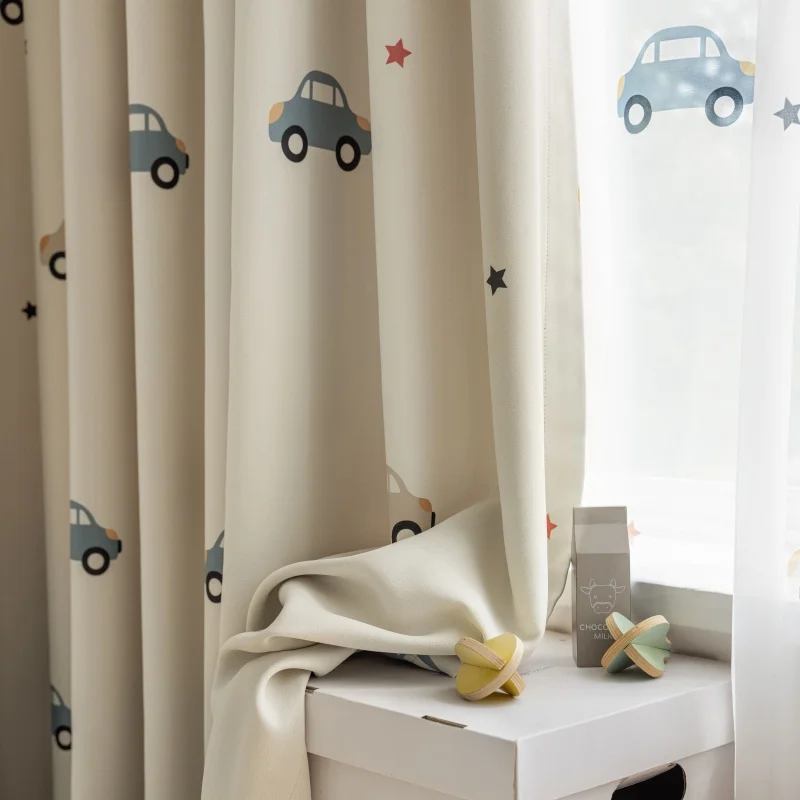 Cortina blackout com estampa f - Blackout Curtain Nursery avaliação e preço
