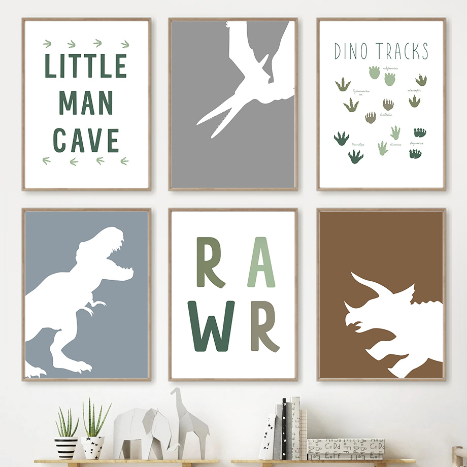 Pôsteres e impressões de dinos - Baby Boy Nursery Quotes avaliação e preço