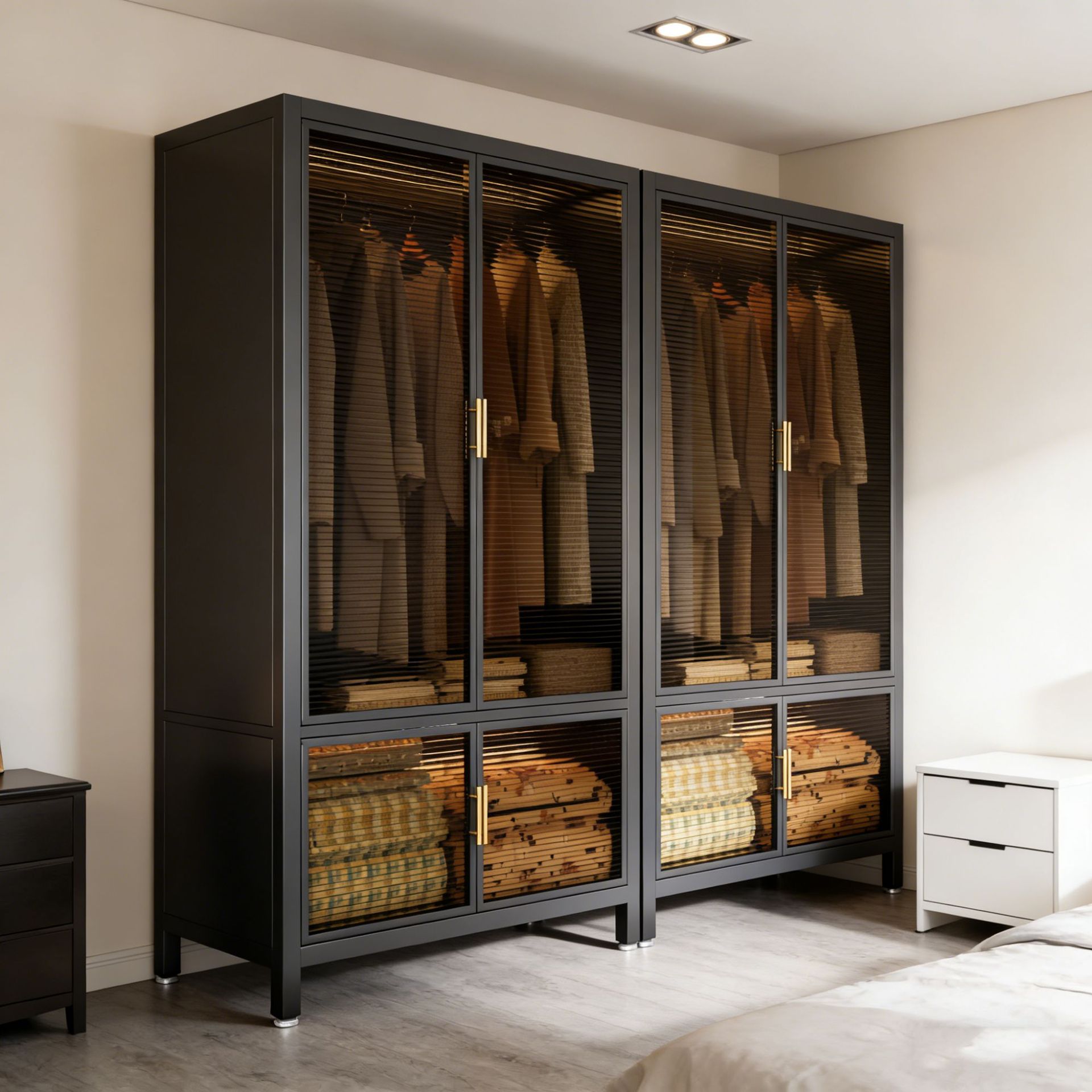 Guarda-Roupa de Aço e Vidro pa - Closet Organizer Baby avaliação e preço