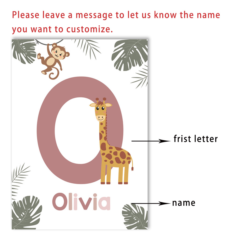 Pôsteres de animais da selva n - Baby Nursery Jungle avaliação e preço