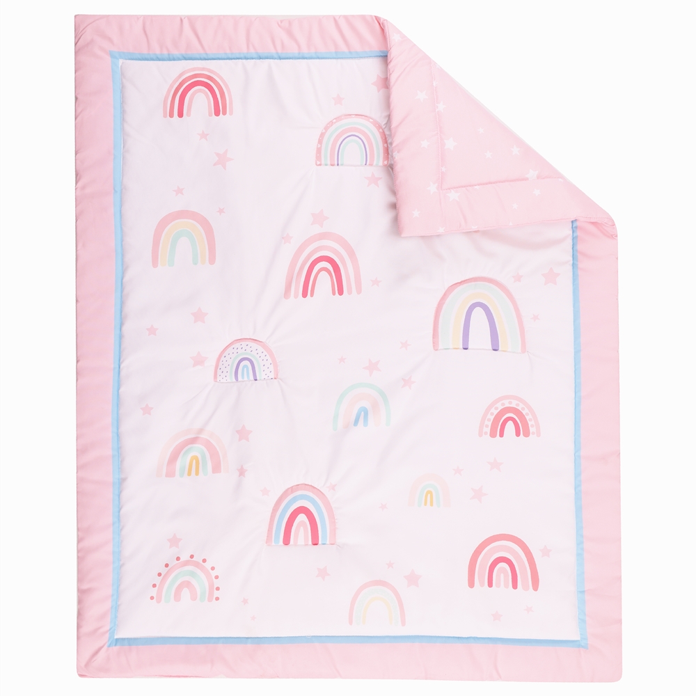 3 pçs arco-íris bebê infantil  - Baby Nursery Bedding Sets avaliação e preço
