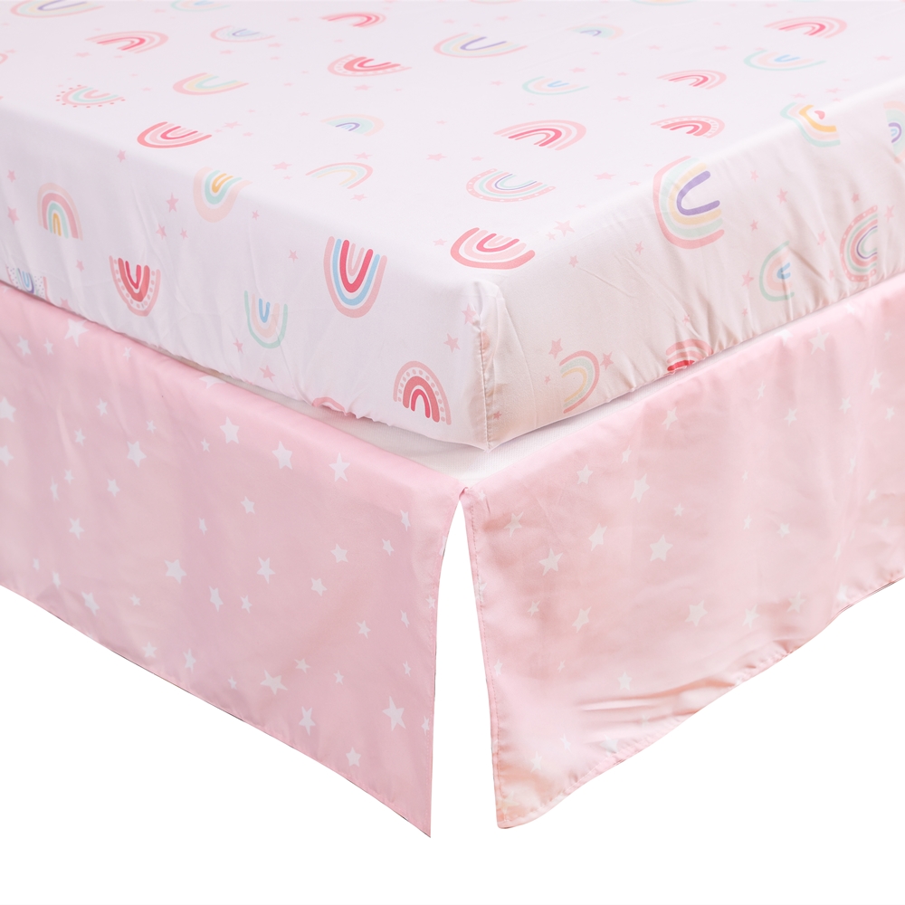 3 pçs arco-íris bebê infantil  - Baby Nursery Bedding Sets avaliação e preço