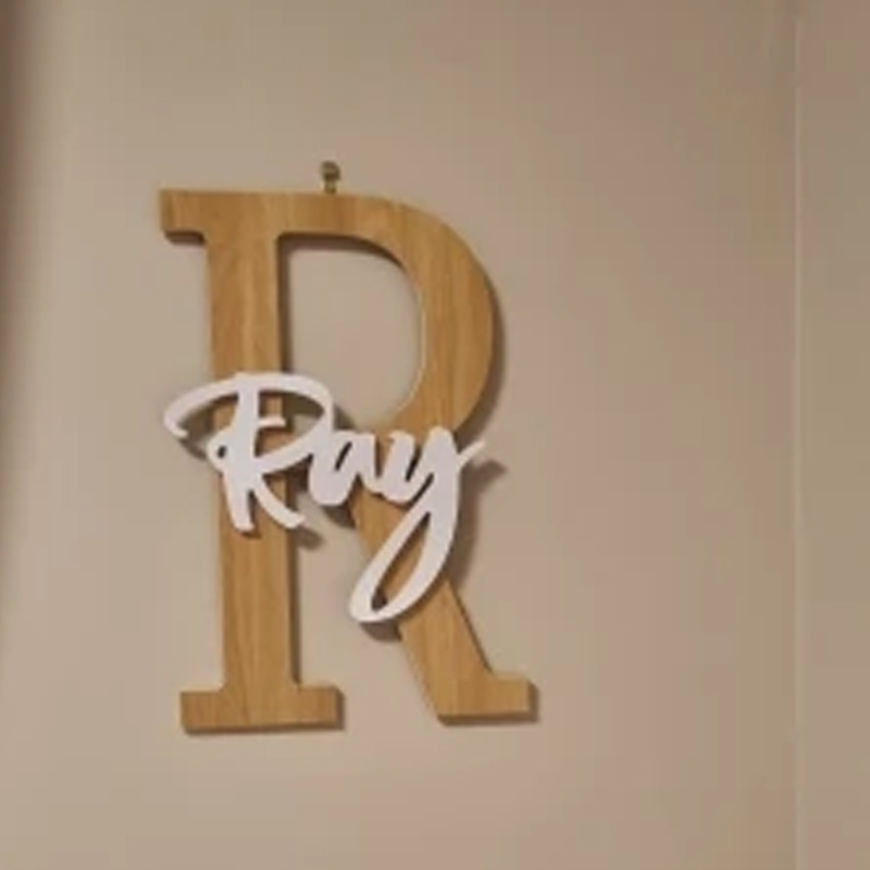 Sinal de madeira personalizado - Baby Nursery Name Sign avaliação e preço