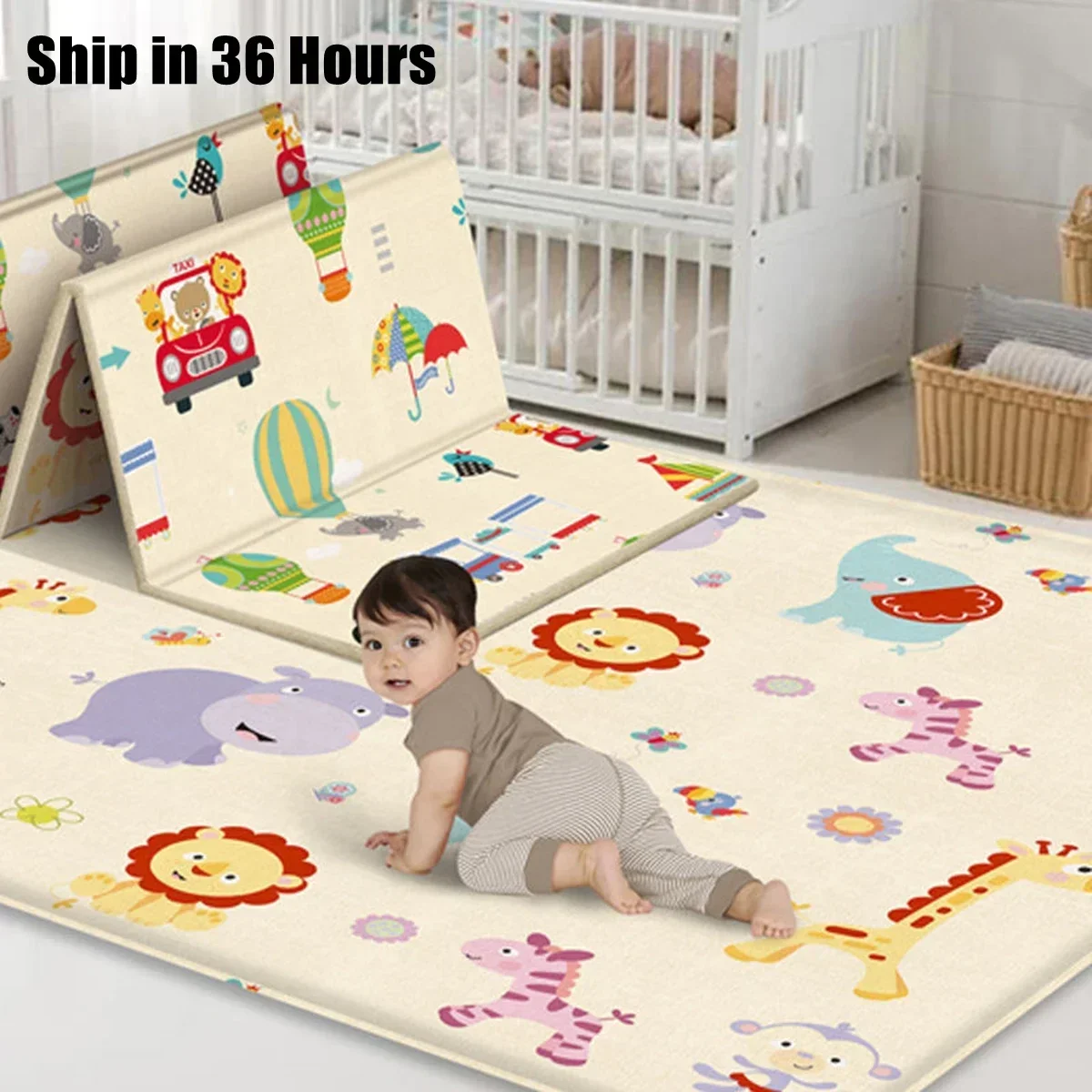 Tapete infantil dobrável, tape - Baby Nursery Game avaliação e preço