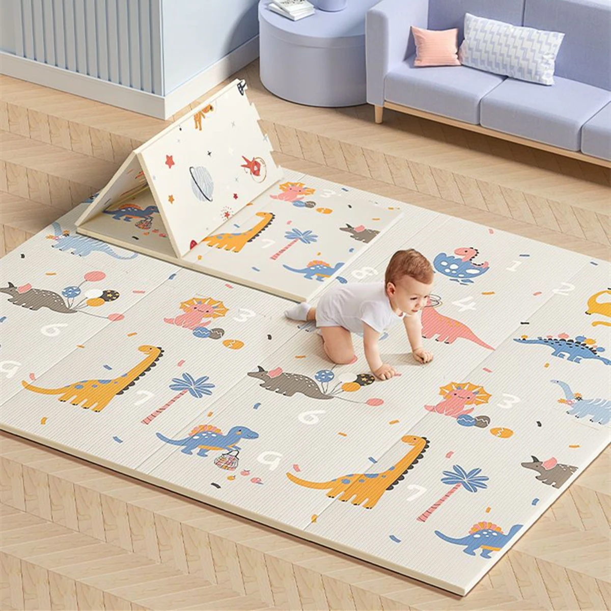 Tapete infantil dobrável, tape - Baby Nursery Game avaliação e preço
