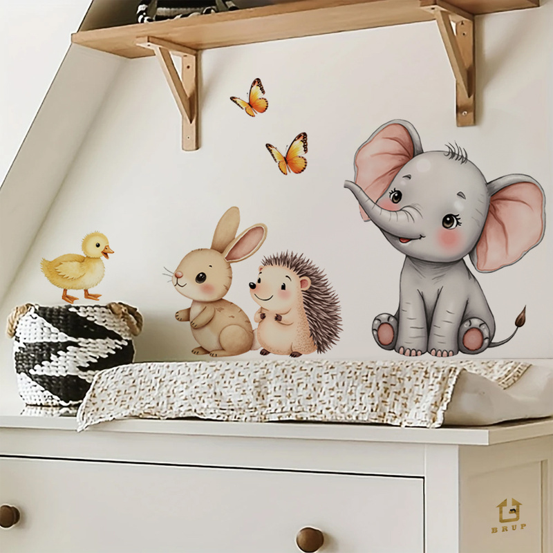 Adesivo de parede de animal de - Baby Nursery Stickers avaliação e preço