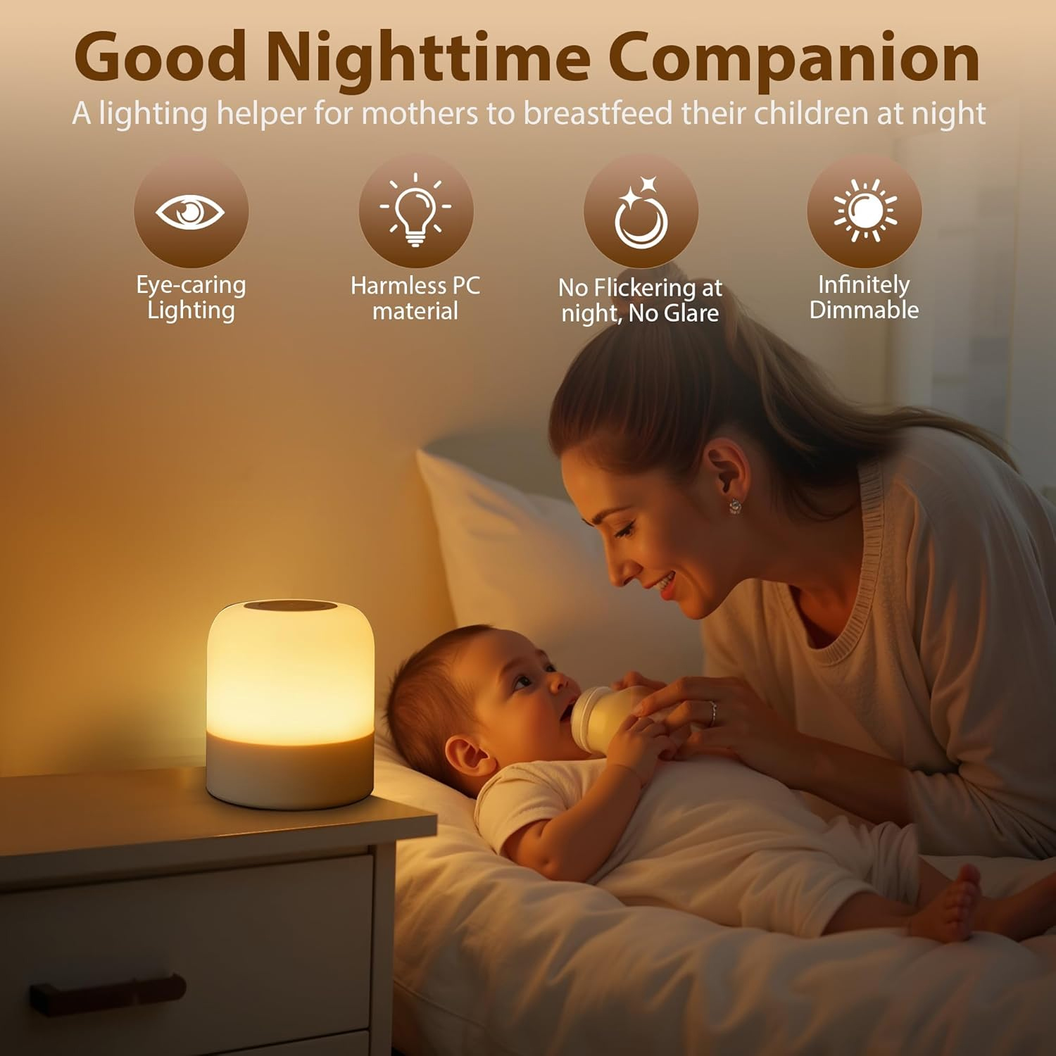 Luz noturna portátil para bebê - Baby Nursery Equipment avaliação e preço