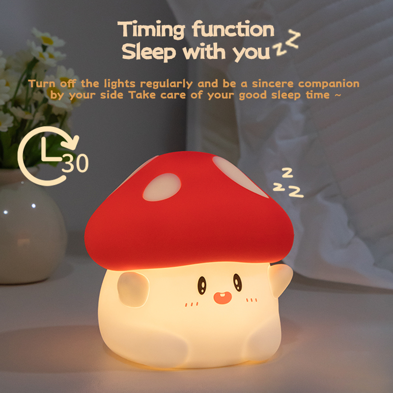 Cogumelo luz da noite led reca - Baby Nursery Equipment avaliação e preço