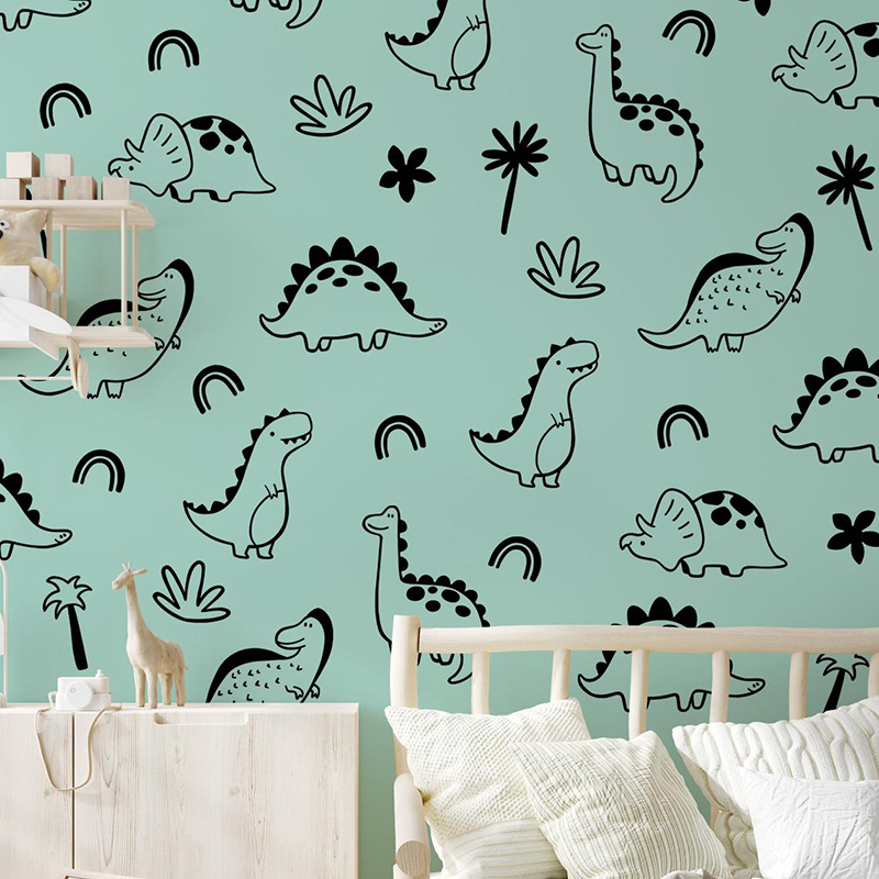 Dinossauro Geométrico Árvore A - Baby Nursery Jungle avaliação e preço
