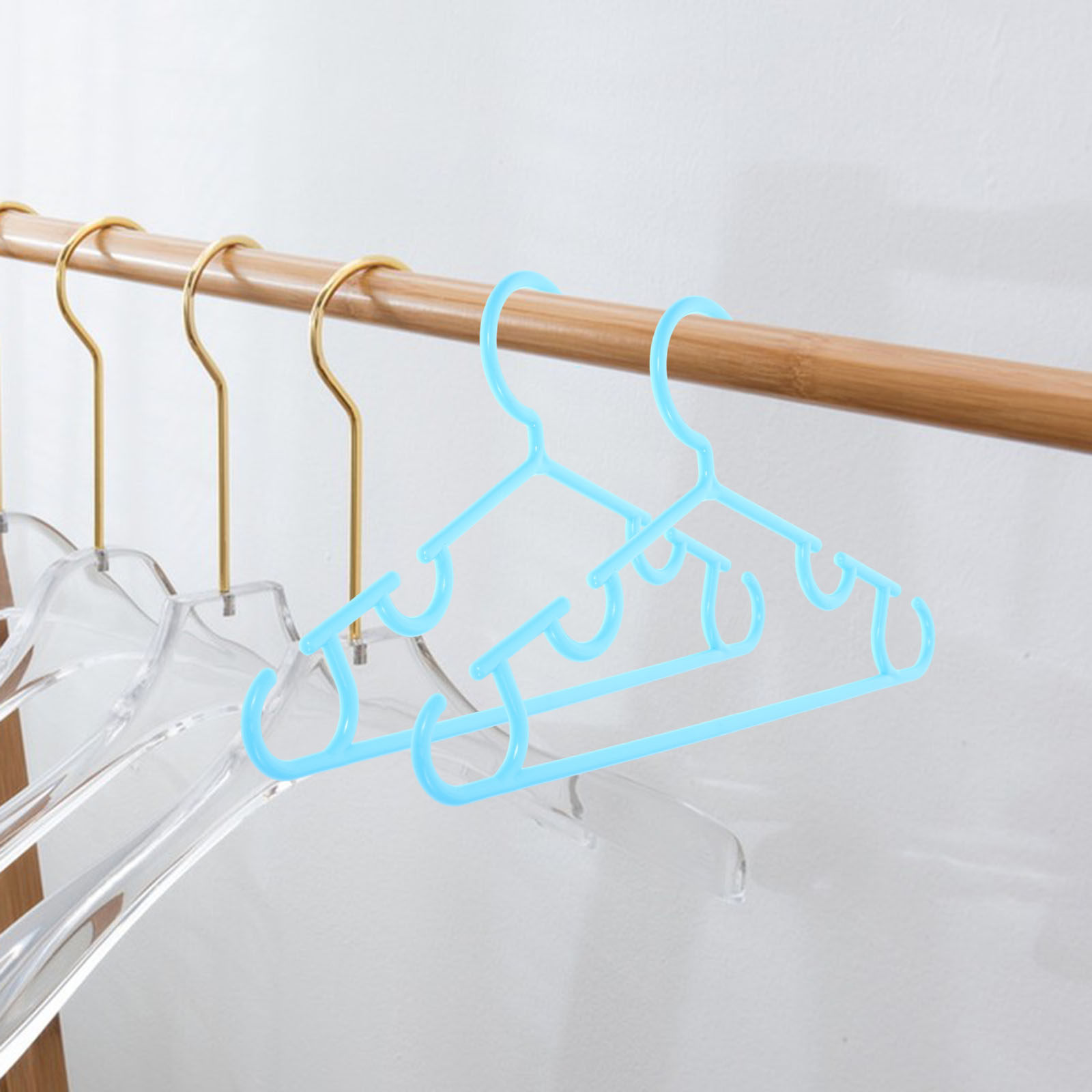 10 Peças Cabides de Plástico A - Closet Organizer Baby avaliação e preço