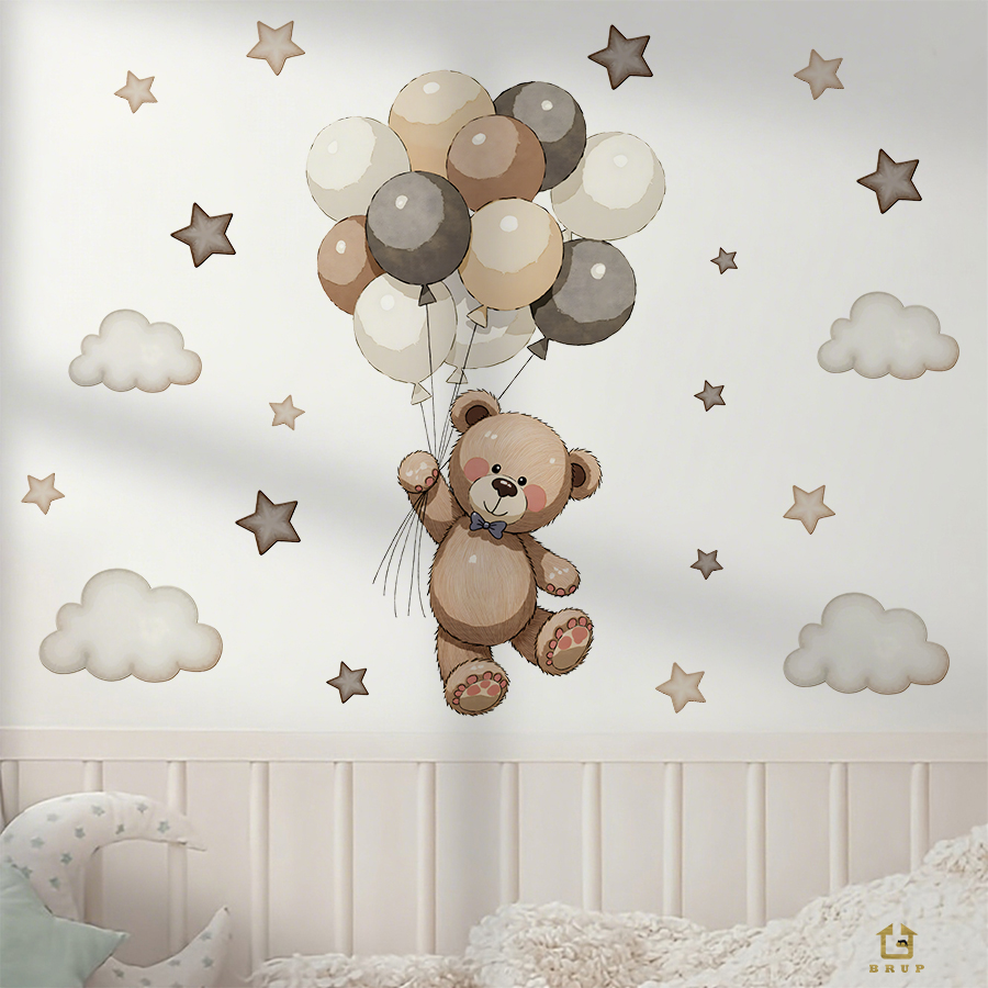 Adoráveis decalques de parede  - Baby Nursery Stickers avaliação e preço