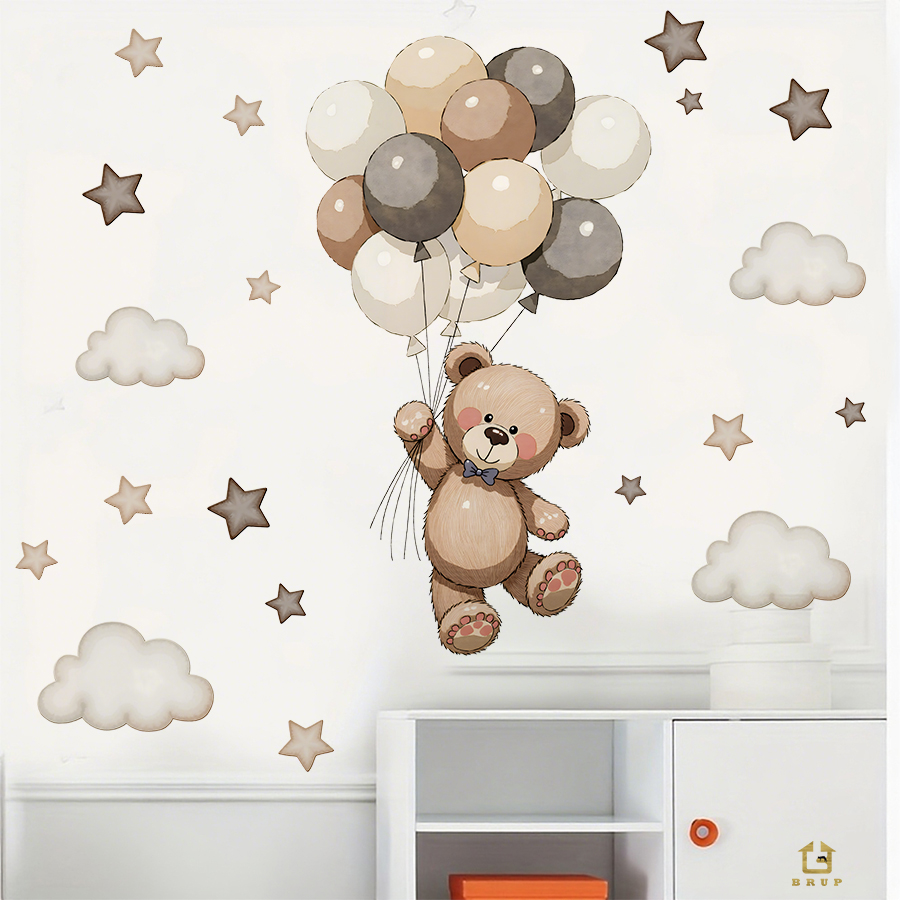 Adoráveis decalques de parede  - Baby Nursery Stickers avaliação e preço