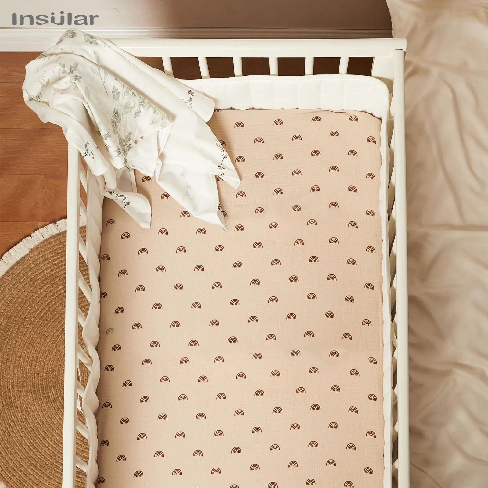 Lençóis de berço macios, 130*7 - Baby Nursery Bedding Sets avaliação e preço
