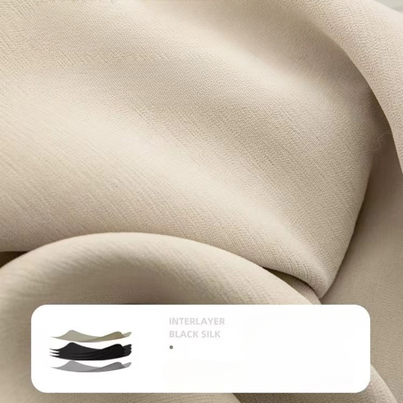 Creme veludo chenille blackout - Blackout Curtain Nursery avaliação e preço