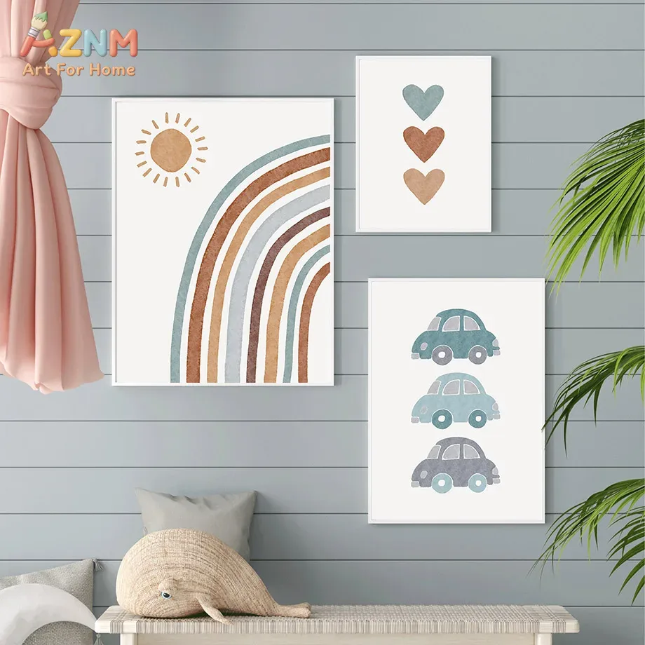 AZNM Arte de Parede em Tela co - Baby Boy Nursery Quotes avaliação e preço