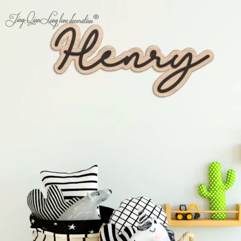 Sinal de nome de madeira perso - Baby Nursery Name Sign avaliação e preço