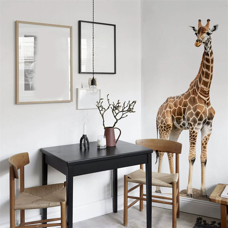 Adesivo grande de girafa, anim - Baby Nursery Stickers avaliação e preço