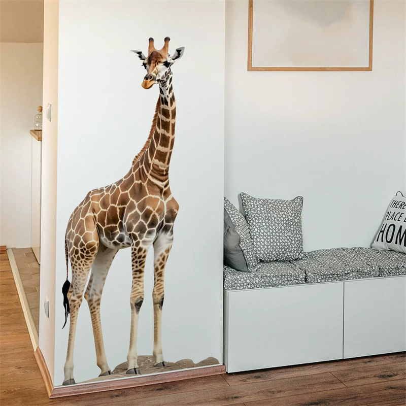 Adesivo grande de girafa, anim - Baby Nursery Stickers avaliação e preço