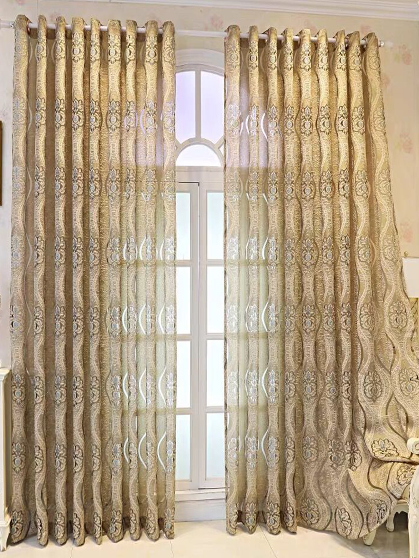 Curry europeu oito ondas corti - Blackout Curtain Nursery avaliação e preço