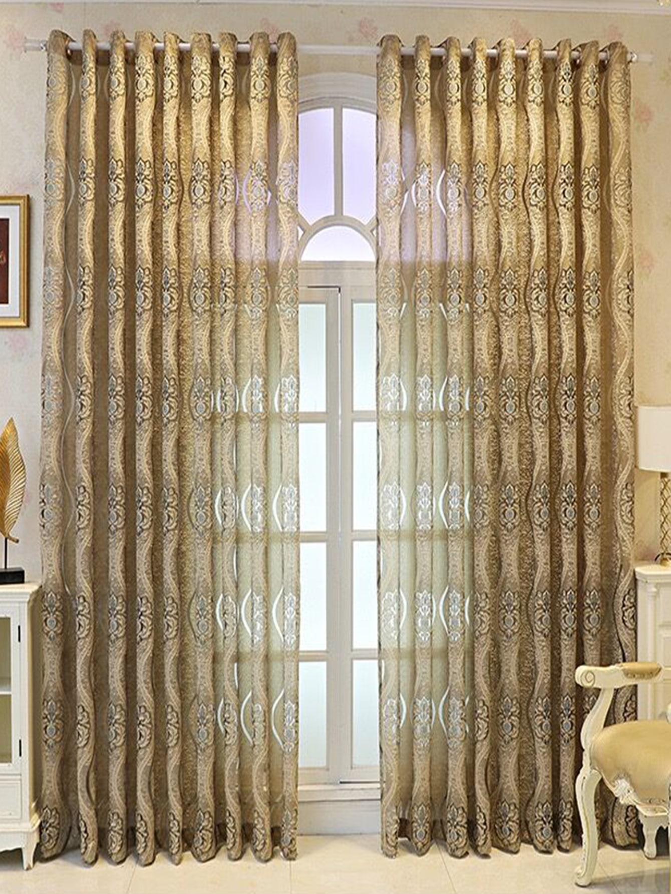 Curry europeu oito ondas corti - Blackout Curtain Nursery avaliação e preço